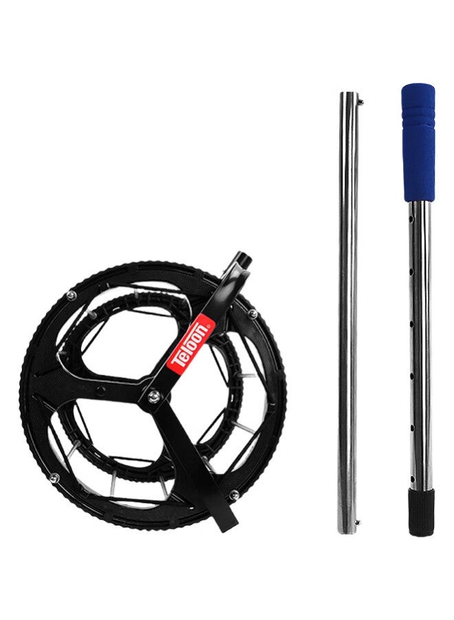 Teloon حاوية كرات تنس معدنية محمولة قابلة للفك من تيلون، سعة 60 كرة، T115-60 - Image 2