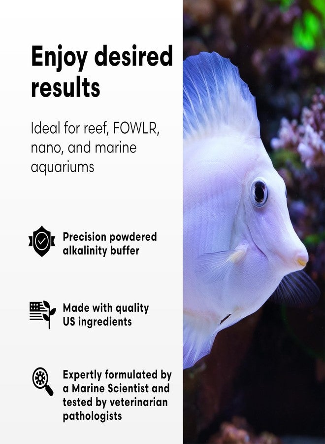 Brightwell Aquatics Alkalin8.3-P Powdered Alkalinity Buffer for Reef Aquariums - Regulates pH to 8.3, Promotes Aragonite Growth, Free of Phosphate & Additives, 500g - Image 3