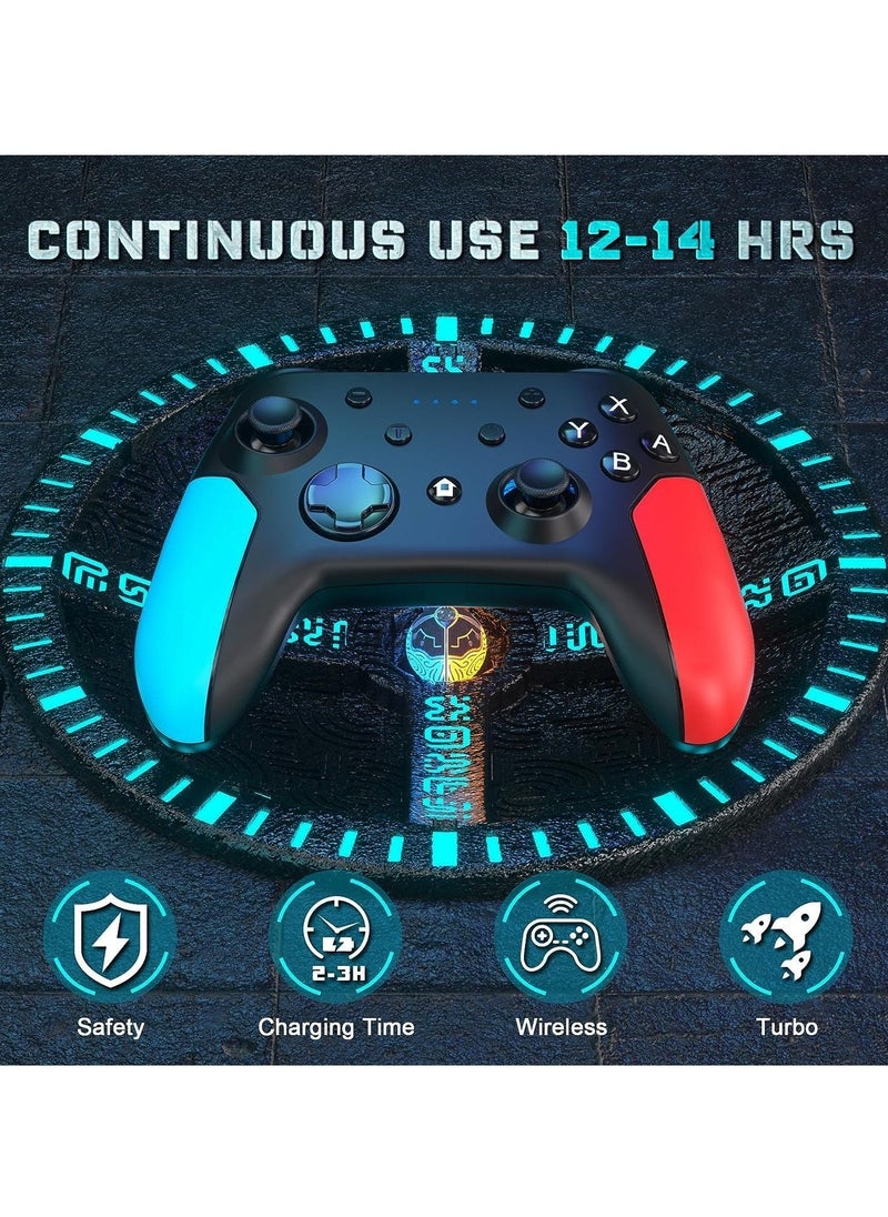 Generic Switch Controller, Wireless Pro Controller Compatible with Nintendo Switch/Switch Lite/Switch OLED Controller for Switch with Wake-up, Turbo Vibration  - Image 2