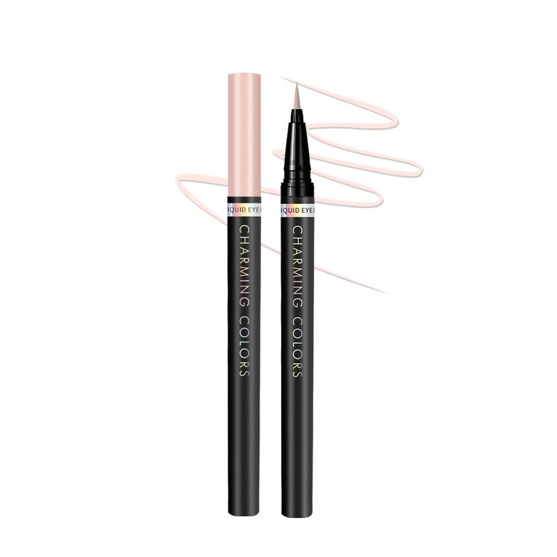 Music Flower Eyeliner Pen,Colored Matte Liquid Eyeliner Waterproof Smudge Resistant with Precise Tip (Nude) - Image 1