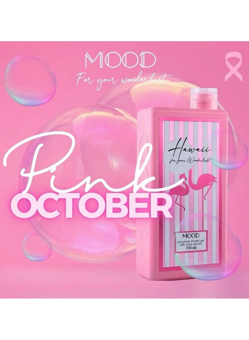 MOOD - Mood Shower Gel Hawaii 750 Gm + Lofa Multi Color - Image 1