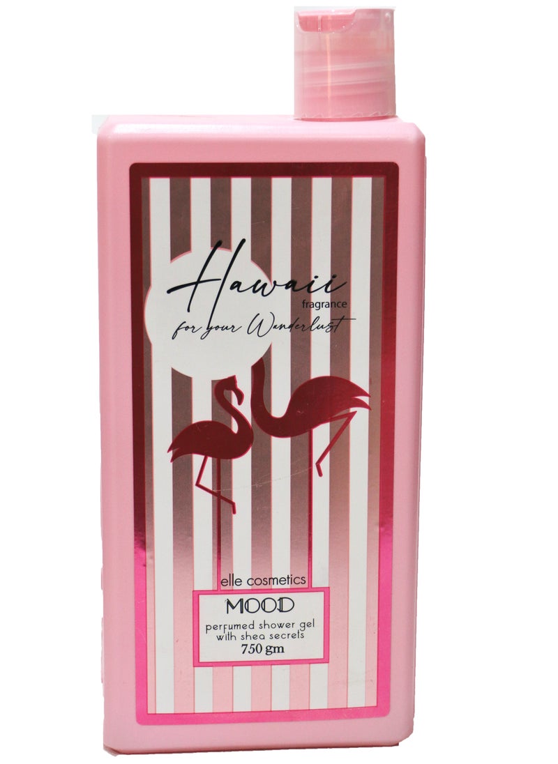 MOOD - Mood Shower Gel Hawaii 750 Gm + Lofa Multi Color - Image 1