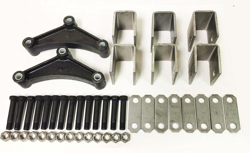 Libra Trailer Leaf Spring Hanger Kit for Double Eye Springs Tandem Axle Suspension - Image 2