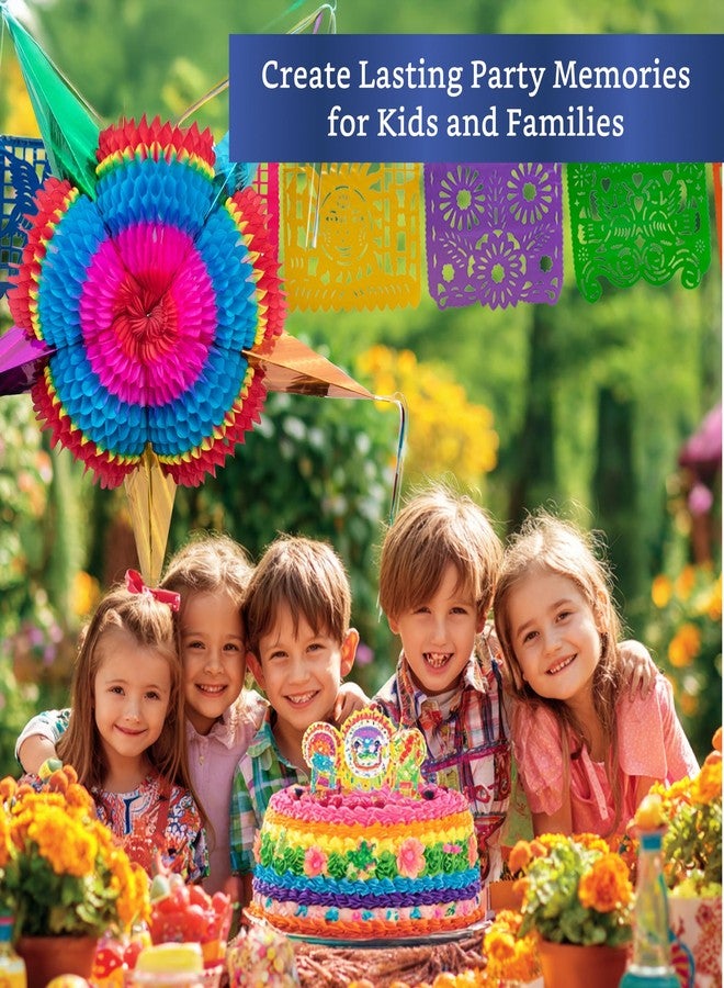 FIESTA WRAPS Mexican Piñata (X-Large 36 inches) - Authentic Handmade Foldable Large Pinata for Birthday Party - Piñatas para Cumpleaños - Fiesta Piniata - Mexican Star Pinata - Cinco de Mayo Pinatas - Image 5