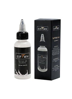 Profesional White Tattoo Inks，60ml Tattoo Ink White No Fade Long Lasting Tattoo Pigments for Liner Shader Tattoo Supplies