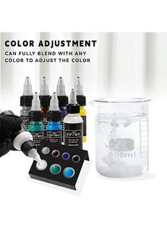 EIPTWH Profesional White Tattoo Inks，60ml Tattoo Ink White No Fade Long Lasting Tattoo Pigments for Liner Shader Tattoo Supplies  - Image 3