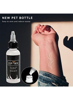 EIPTWH Profesional White Tattoo Inks，60ml Tattoo Ink White No Fade Long Lasting Tattoo Pigments for Liner Shader Tattoo Supplies  - Image 5