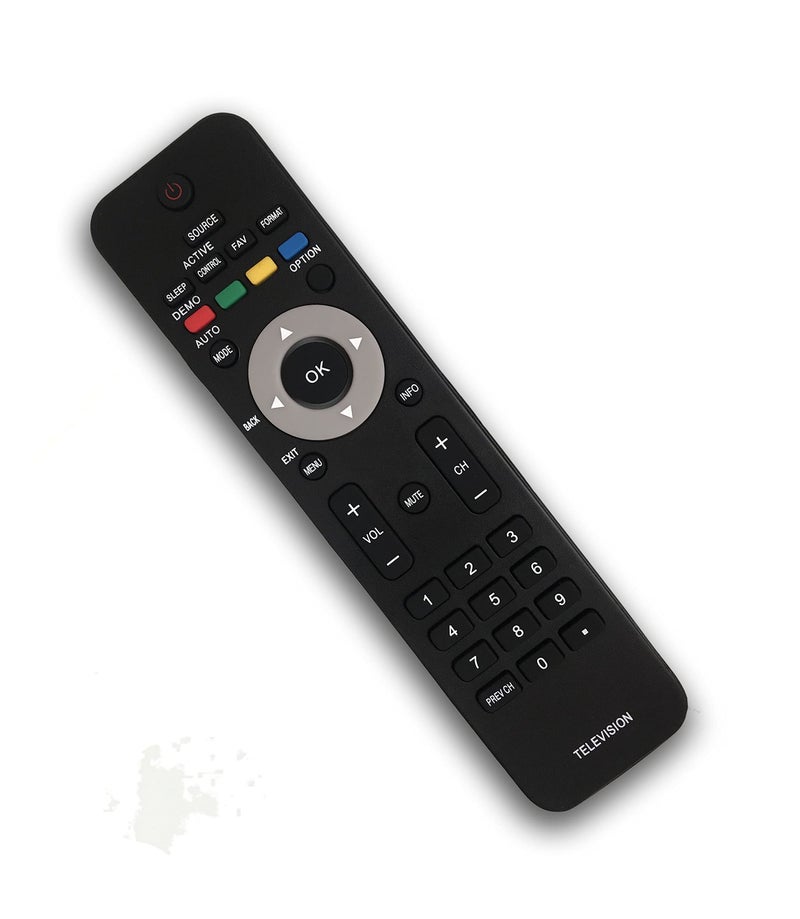 BOMAZ Replacement Remote Control for Philips Smart LED TV 32HFL4462F/F7 32PFL3506/F7 19PFL3504D/F7 22PFL3504D/F7 37HFL4482F/F7 40PFL3706/F7 40PFL3505D/F7 42PFL3603D/27 47PFL7403D/27 55PFL5706/F7 - Image 2