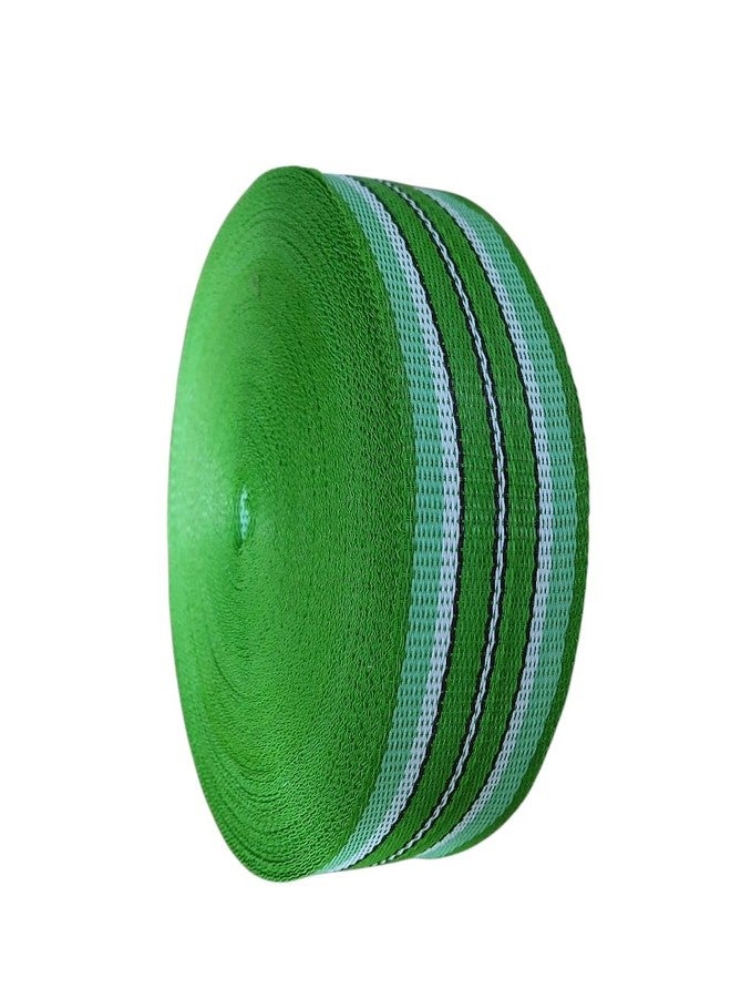 BASRAH NIWAR 2 Inch Wide Nylon Niwar Roll - 60 Meter Long Heavy-Duty Durable Webbing Strap for Charpai, Bags, Pet Harness, Furniture & DIY Projects - Strong Material for Multipurpose Use (Green) - Image 3