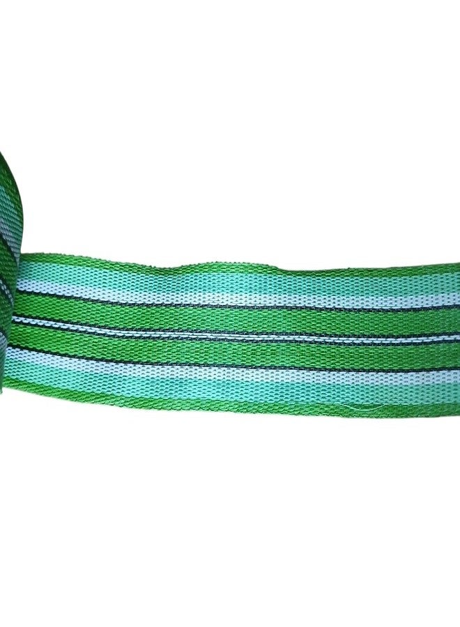 BASRAH NIWAR 2 Inch Wide Nylon Niwar Roll - 60 Meter Long Heavy-Duty Durable Webbing Strap for Charpai, Bags, Pet Harness, Furniture & DIY Projects - Strong Material for Multipurpose Use (Green) - Image 5