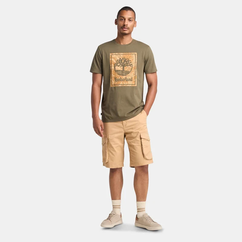 Timberland Men's Stack Camo T-Shirt