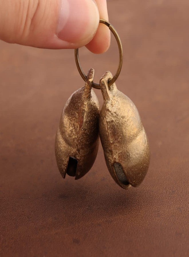 kcrygogo Copper Bell for Small Pet Collar Bell for Cats and Medium Small Dog & Cat Collar Bells Loud Brass Pet Safety Bells Anti-theft Bell，Fits All Size Collars(4pcs) - Image 2