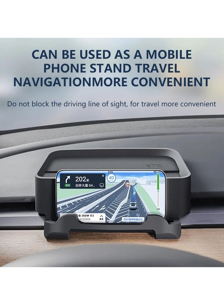 AROAQ For Tesla Model 3/Y Dashboard Storage Box Silicone Glasses Panel Key Tray Auto Center Console Holder Removable Case 2023 inter - Image 1