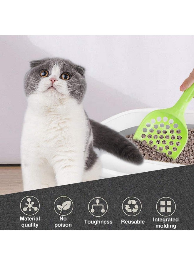 VAYINATO Petzlifeworld Cat Litter Scoop 2 In 1 Set For Small Hole And Big Hole Pack Of 2 (Colour May Varry), Multicolour - Image 3