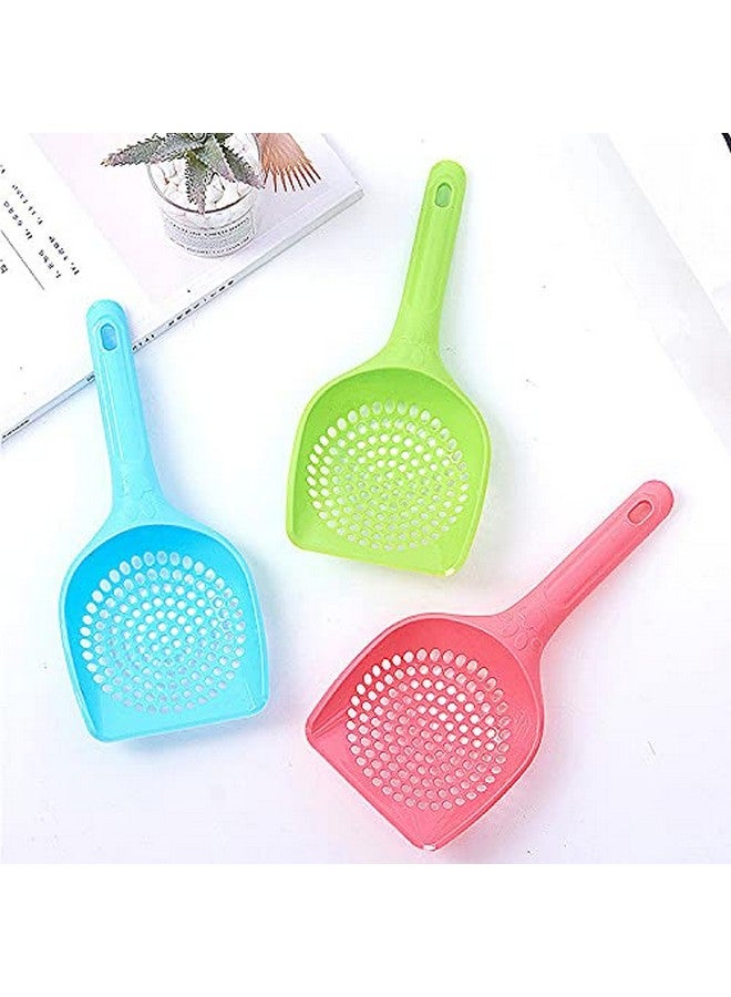 VAYINATO Petzlifeworld Cat Litter Scoop 2 In 1 Set For Small Hole And Big Hole Pack Of 2 (Colour May Varry), Multicolour - Image 2