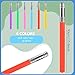 Cotiny 30 Pieces Inflatable Light Saber Sword Costume Toys Lightsaber Toys for Kids Baby Birthday Party Favors 6 Colors - Image 4