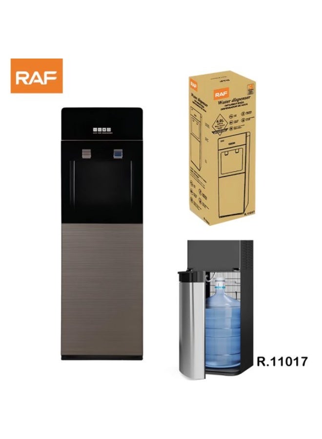 آر إيه أف موزع مياه RAF - تسخين وتبريد سريع بقوة 645 واط، سعة 4 لترات ساخنة + 1 لتر بارد، تصميم تحميل سفلي، تشغيل منخفض الضوضاء، تحكم مزدوج في درجة الحرارة للاستخدام المنزلي والمكتبي - Image 3