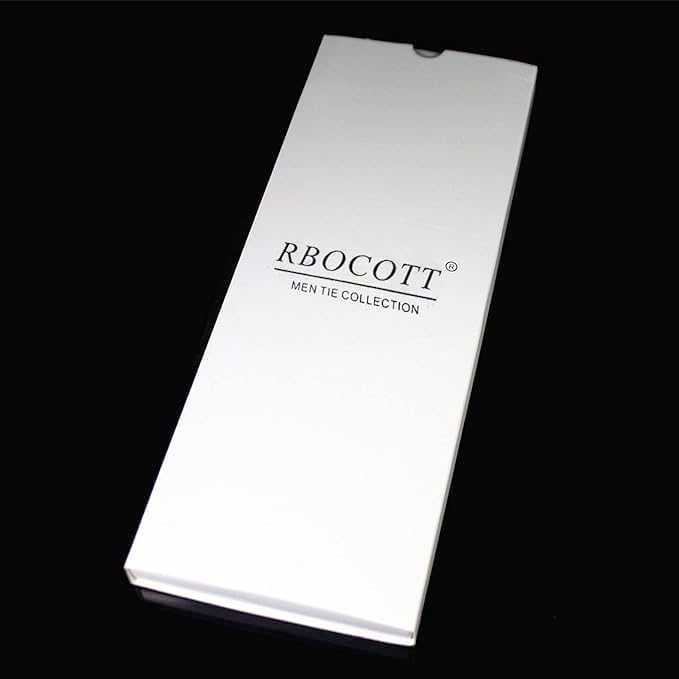 RBOCOTT 2.4" Solid Color Skinny Tie for Men Slim Necktie(6cm) - Image 4