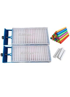GANVAT GANVAT 200 Cavities School Chalk Making Manual Machine Plastic School Chalk Mold Manual Chalk Machine Chalk Art Craft 