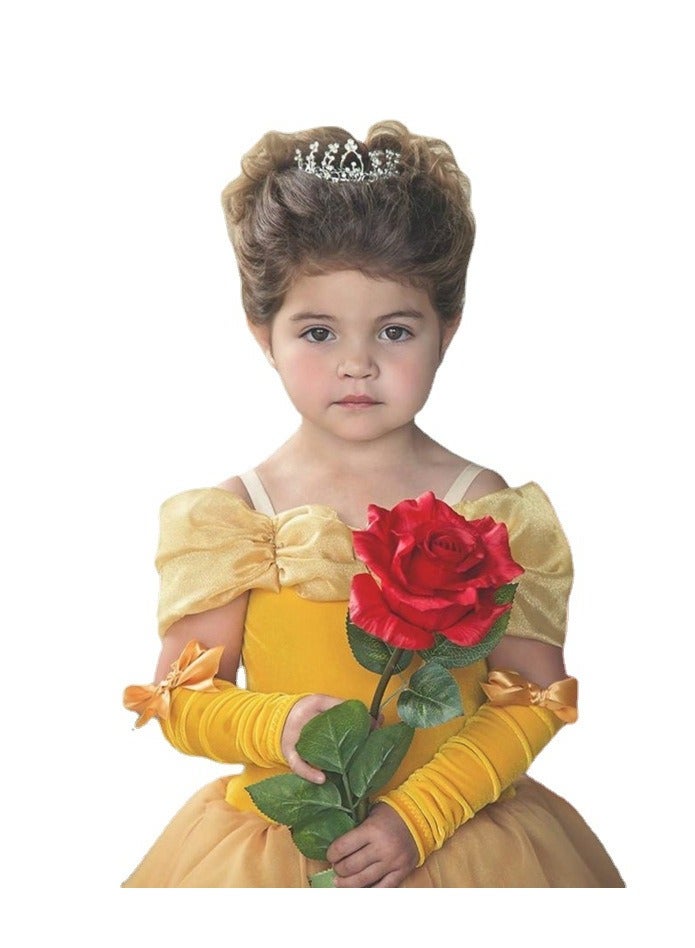 ميكسد الأميرة اللباس ، فستان الأميرة فتاة أنيقة ، رائع الأميرة توتو الكتف تصميم السباغيتي ، مصنوعة من ألياف البوليستر تنفس لينة ، ومناسبة جدا للحزب ، 120cm - Image 3