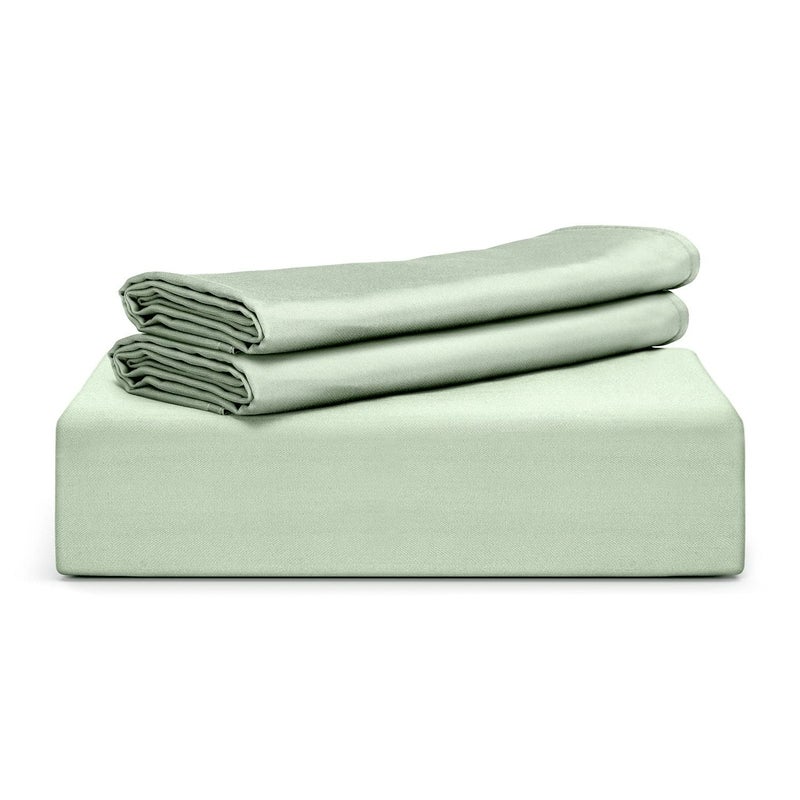 Tafts Duvet Cover King Size, 3 Piece Set, Pure 100% Viscose Derived from Bamboo, Luxuriously Soft, Silky Smooth and Cooling, 2 Pillowcases (King, Sage Green) - Image 1
