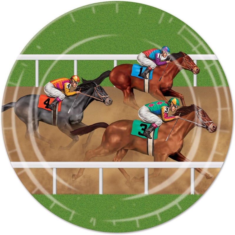 Beistle Horse Racing 9 Plates 16 and Napkins 16 Bundle - Image 2