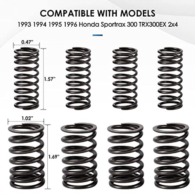 Tang Cylinder Intake Exhaust Valve Kit Replace for Honda 1993 to 2008 SPORTRAX 300 TRX300EX 2X4 TRX300X 2009 - Image 5