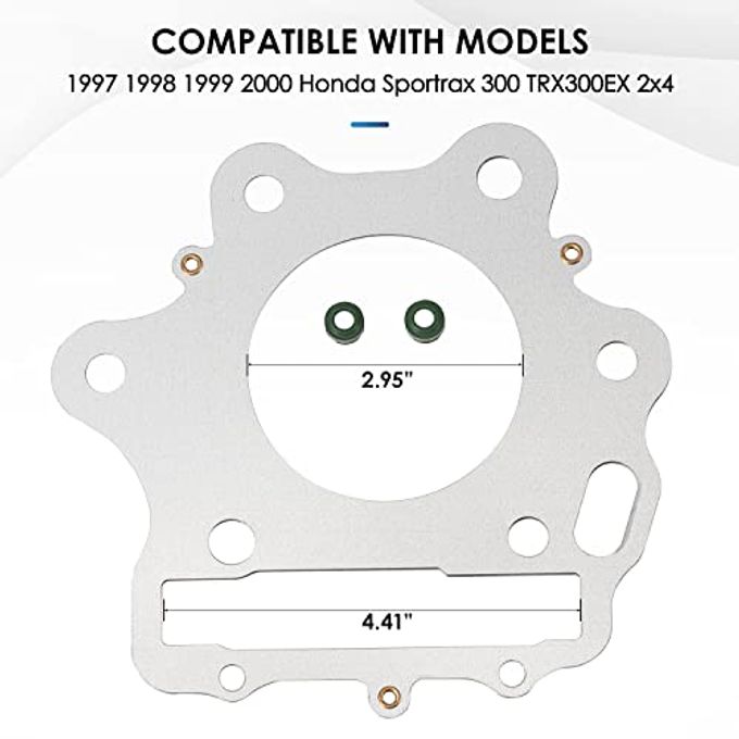 Tang Cylinder Intake Exhaust Valve Kit Replace for Honda 1993 to 2008 SPORTRAX 300 TRX300EX 2X4 TRX300X 2009 - Image 3