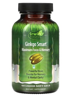 Ginkgo Smart Maximum Focus & Memory 60 Liquid SoftGels