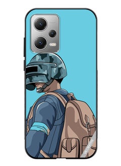 VR CREATIVE Protective Case Cover For Xiaomi Redmi Note 12 Helmet And In Military Uniform Design Multicolour  - Image 1