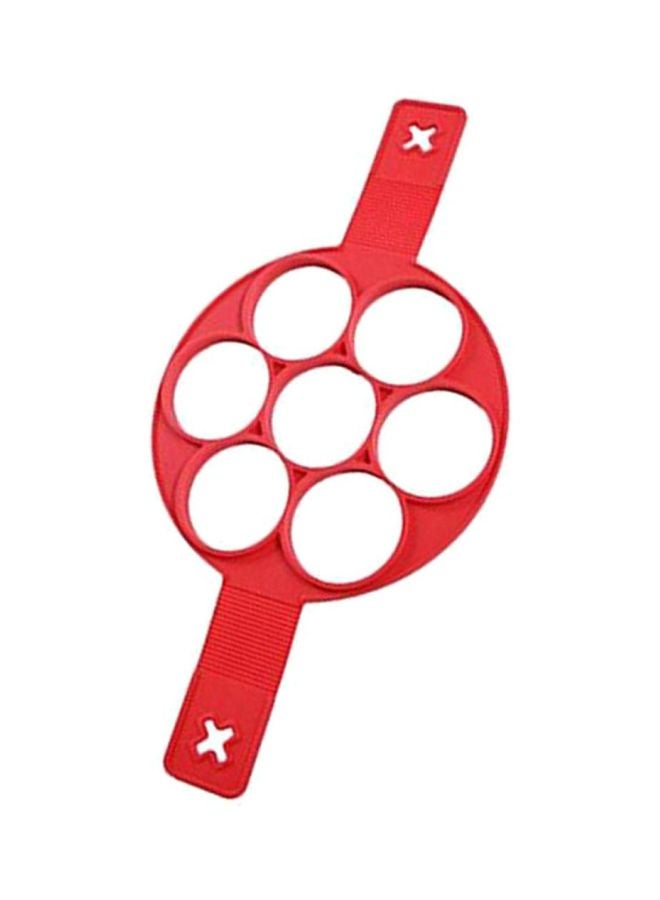 شاربدو جهاز الخبز وصناعة الوافل والبيض والكيك بطبقة غير لاصقة أحمر 40x24x2سم