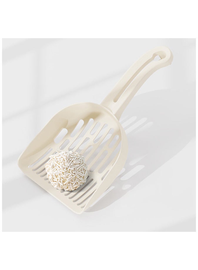 Cat Litter Shovel Portable Hanging Deep Cat Litter Scoop Shovel Beige  - Image 5