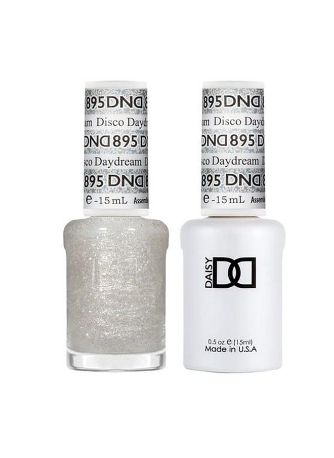 DAISY DND - Dnd Gel Glitter Collection Polish Set 1 Each Of Gel Polish And Nail Polish 895 Disco Daydream 0.5 Fl Oz - Image 1