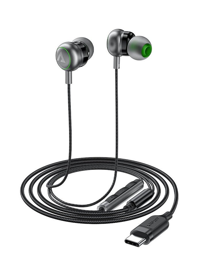ACEFAST - ACEFAST L5 USB-C In-Ear Wired Earphones With Mic - Image 1