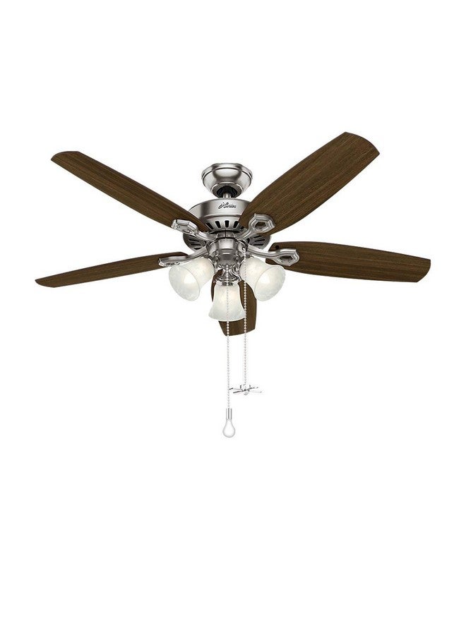 SmoTecQ Ceiling Fan Pull Chain, 120" Rust Proof Copper 3mm Beaded Ball Light Pulls Extension Chains with 12 Connectors, Silver - Image 1
