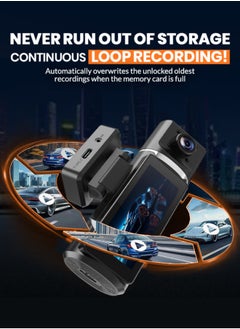 RFAQK 4K Dash Cam Front & Rear Cameras  - Image 4