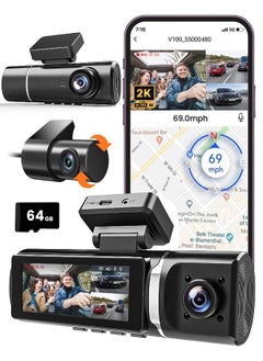 RFAQK 4K Dash Cam Front & Rear Cameras  - Image 1