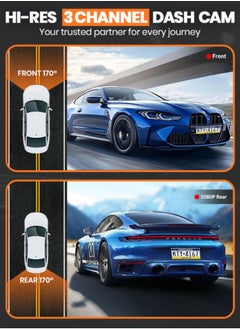RFAQK 4K Dash Cam Front & Rear Cameras  - Image 5