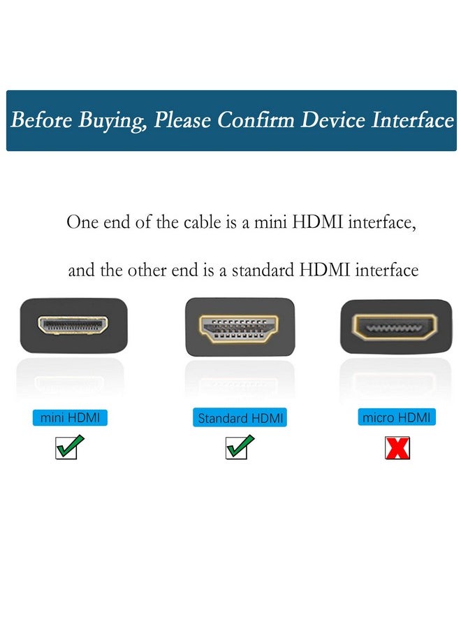 15Cm Mini Hdmi To Hdmi Short Cable 90 Degree Right Angle High Speed Mini Hdmi Male To Hdmi 2.0 Male Adapter Support 4K@60Hz Youcheng For Raspberry Pi Tablet Camera Etc (R)