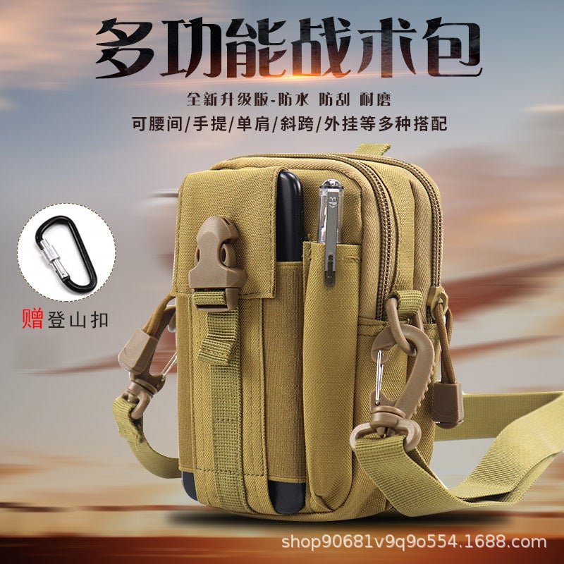 New 6.5 Inch Mobile Phone Waist Bag Men'S Multifunctional Wearing Belt Waist Bag Men'S Vertical Mobile Phone Bag Hanging Bag Tactical Waist Bag - Image 2