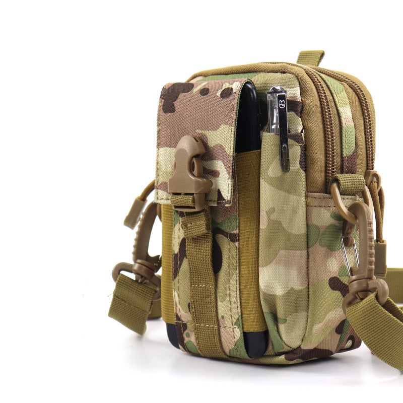 New 6.5 Inch Mobile Phone Waist Bag Men'S Multifunctional Wearing Belt Waist Bag Men'S Vertical Mobile Phone Bag Hanging Bag Tactical Waist Bag - Image 1