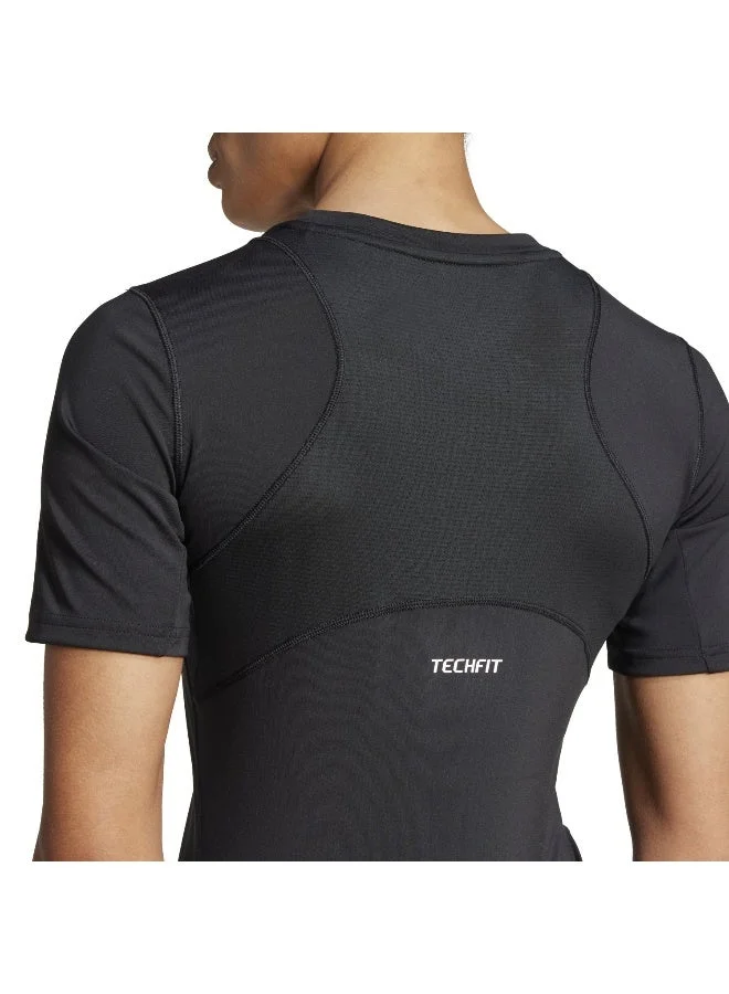Adidas Black TECHFIT Training T-Shirt for Women | Best Price UAE