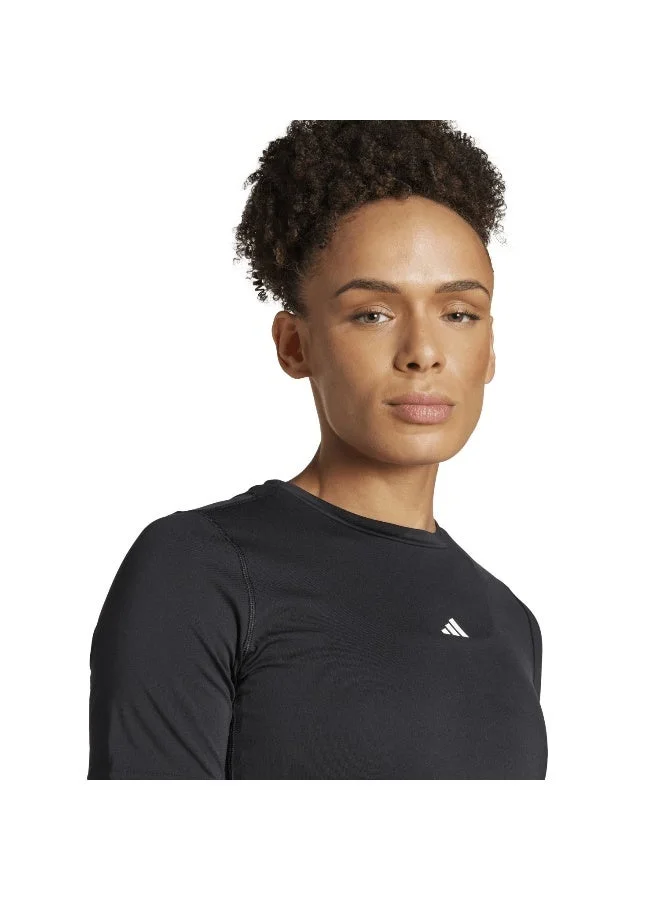 Adidas Black TECHFIT Training T-Shirt for Women | Best Price UAE