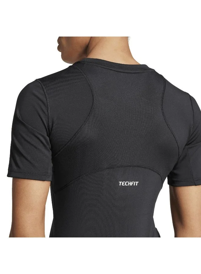 Adidas Black TECHFIT Training T-Shirt for Women | Best Price UAE