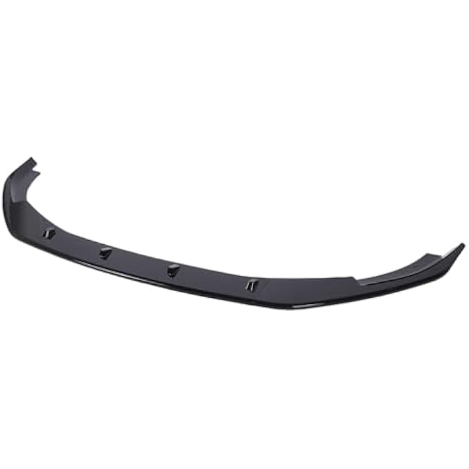 Jiawu Front Bumper Lip Spoiler Splitter Gloss Black, Improvement of Aerodynamic Performance for MK6 GTD 2008-2012 - Image 4