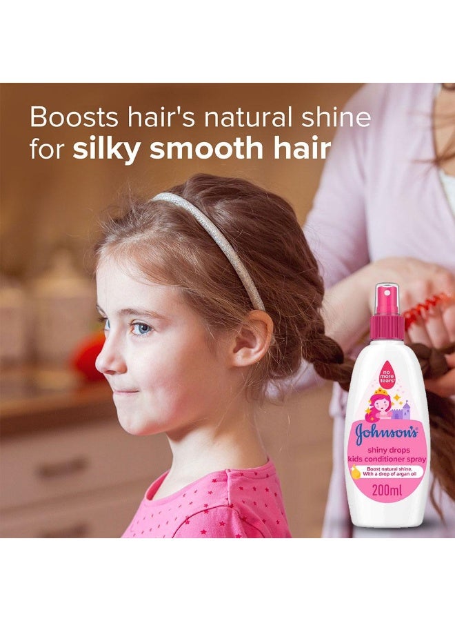 Johnson's Baby Kids Conditioner Spray Shiny Drops 200ml - Image 4