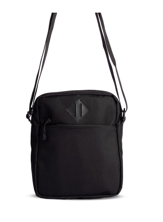 Ar supply Ar Cross by Arij Bags | Crossbody Bag for Daily Use and Outings, Main Compartment, Front Pocket, Inner Pocket, Adjustable Strap (24 × 18 × 8 cm) (Black) - Image 2