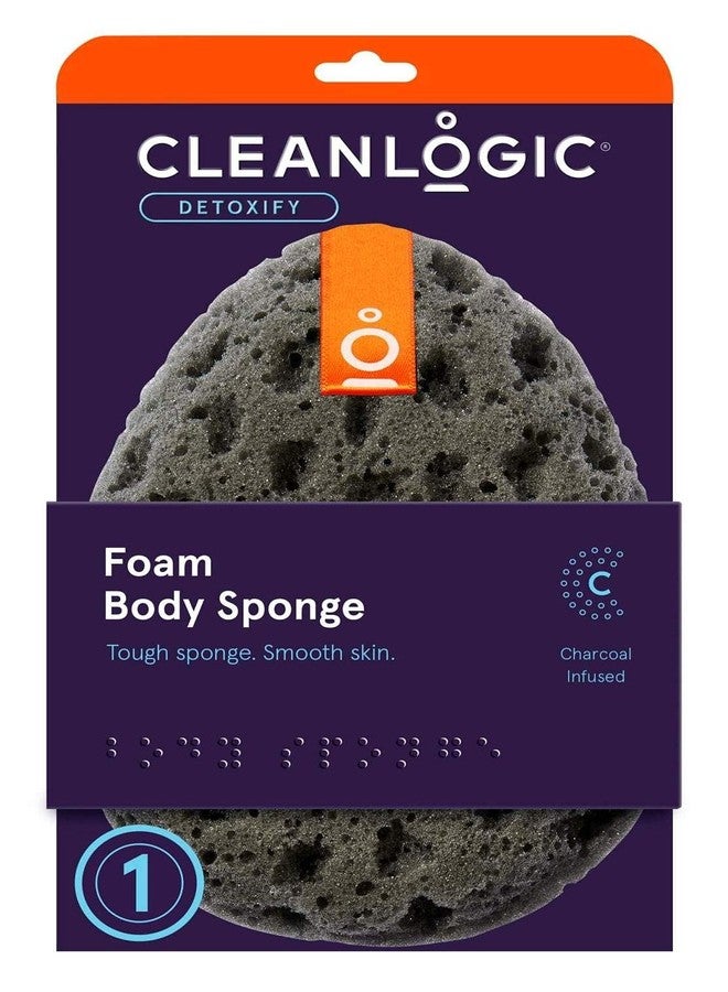 cleanlogic Clean Logic Charcoal Infused Sea Foam Body Sponge (Pack of 2) - Image 3