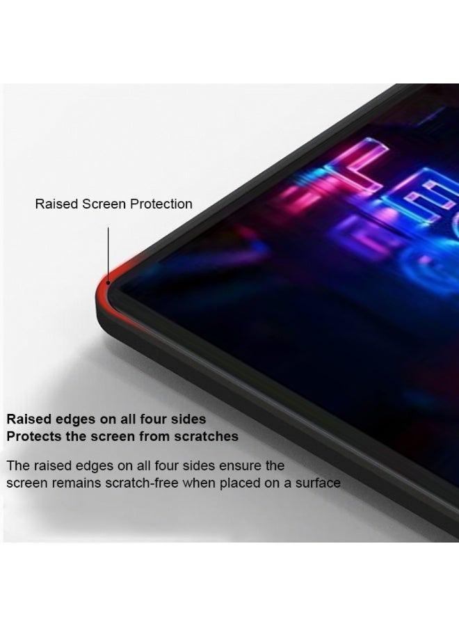 جراب TPU لجهاز Legion Y700 Gen 5 (إصدار 2026) - يتميز بفتحة خلفية واسعة للمبرد، حماية شاملة لكامل الجهاز ضد الصدمات، حواف مرتفعة لحماية الشاشة، تصميم نحيف بلمسة نهائية غير لامعة ومقاومة لبصمات الأصابع. - Image 5