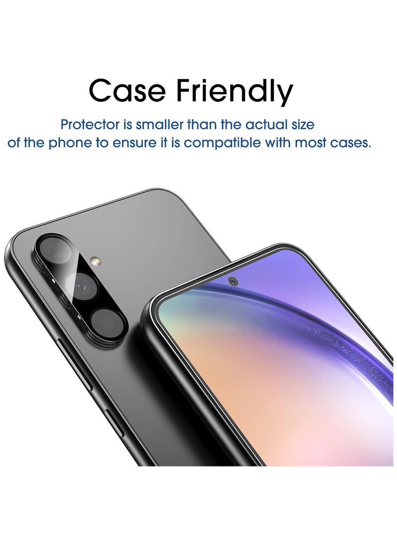 Amfilm amFilm 3+1 Pack Tempered Glass Screen Protector for Samsung Galaxy A54 5G 6.4" 2023 with Camera Lens Protector, Case Friendly, Easy Installation and Bubbles-Free  - Image 4